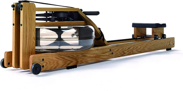 WaterRower Oak Rowing Machine With S4 Monitor front angle photo