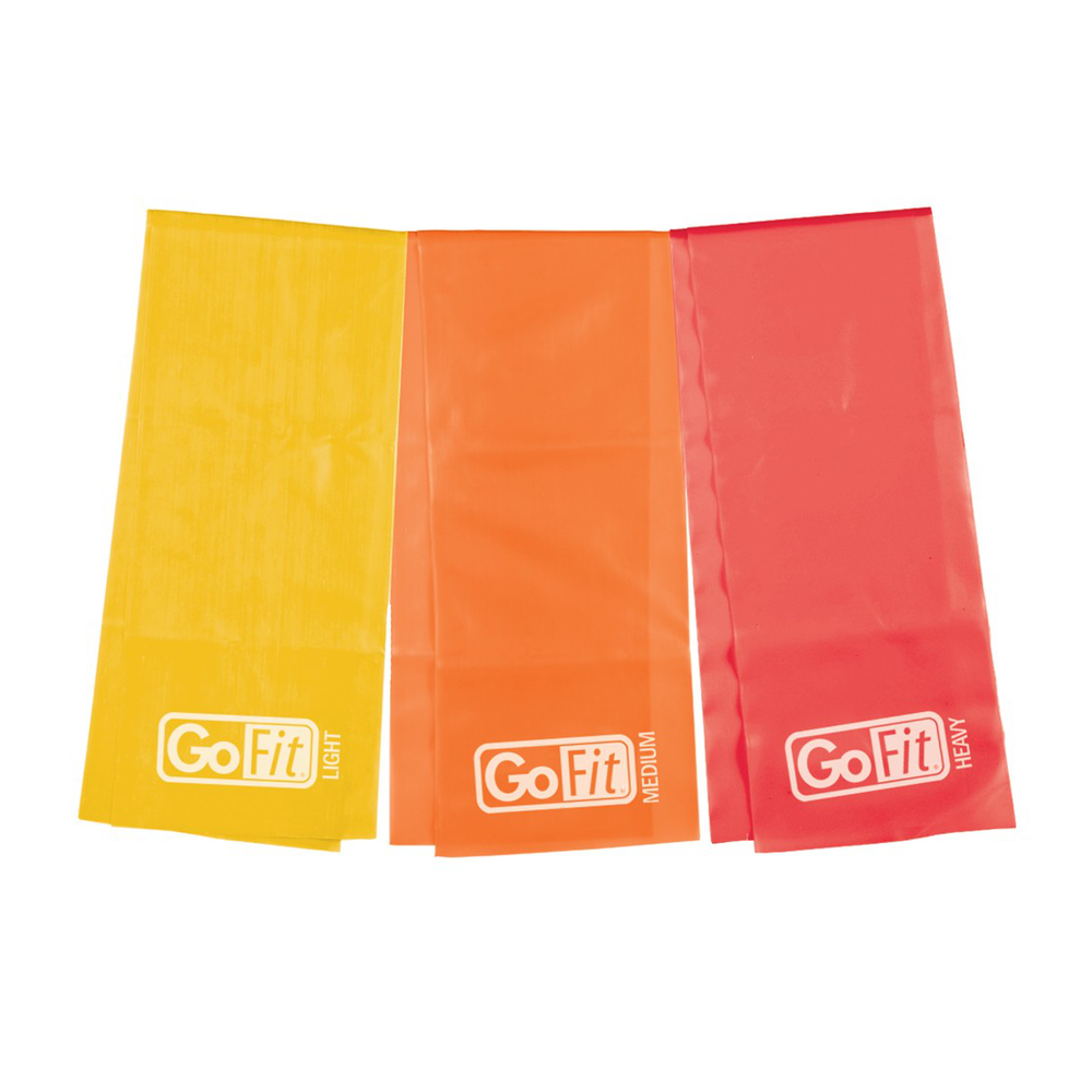 GoFit Latex-Free Flat Band Kit | California Home Fitness