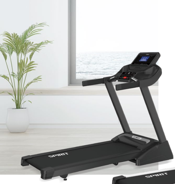 Spirit Fitness XT185 treadmill in black