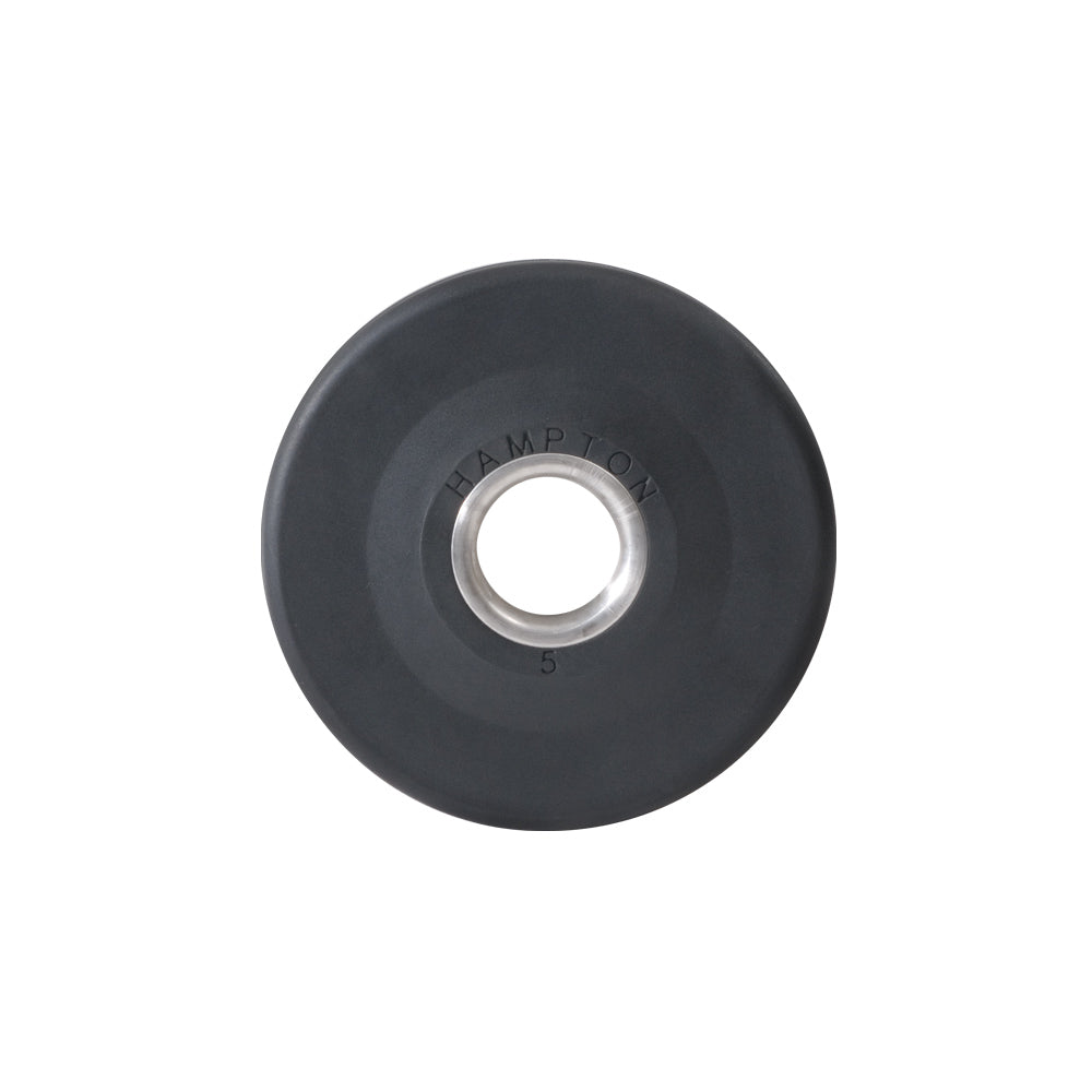 Hampton Olympic Grip Plate — 5 lb. Urethane Encased International Plate